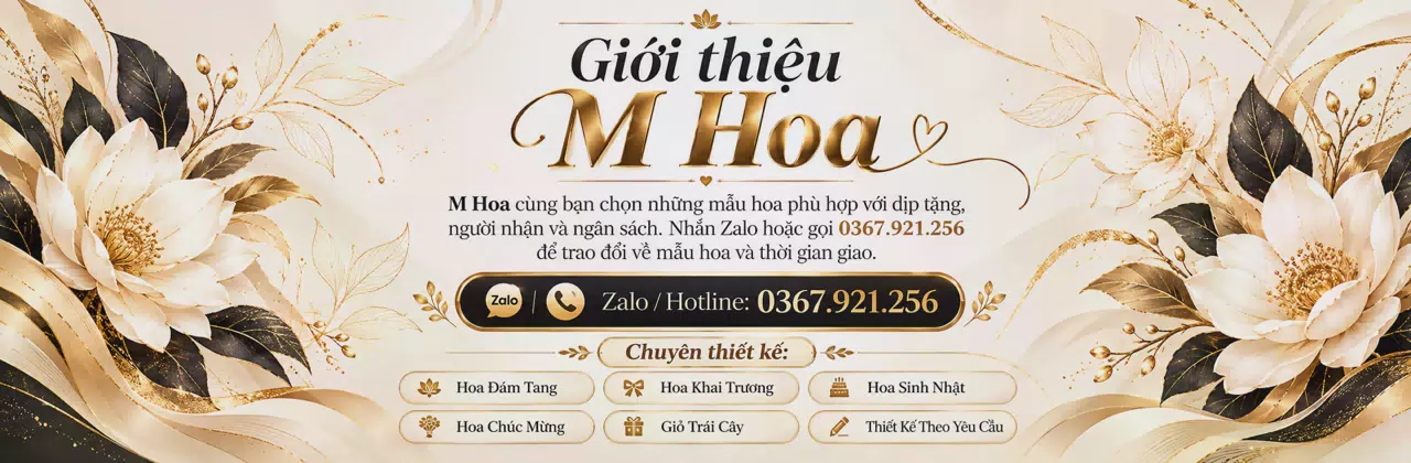 Ảnh bìa Shop hoa tươi Phường Bình Minh Vĩnh Long - Chọn hoa vừa ý, gửi trao tận tâm